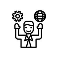 Information Manager icon in vector. Illustration vector