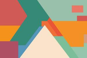 minimalist colorful pastel geometric abstract background shapes modern vector design