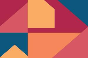 minimalist modern colorful abstract geometric shapes vector background design
