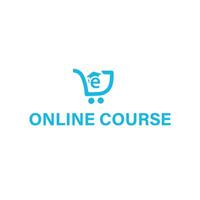 Online course logo vector