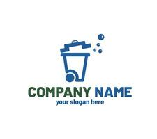 Clean company logo vector