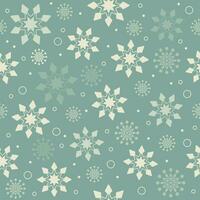 Christmas seamless pattern with snowflakes. Well suited for a Christmas card, banner or poster. vector