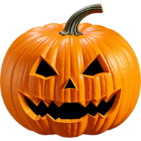 realistisk halloween pumpa. ai generativ png