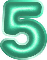 Number illustration. Hand drawn picture png