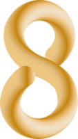 Number illustration. Hand drawn picture png