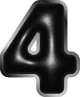 Number illustration. Hand drawn picture png