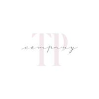 TP Beauty Initial Template Vector Design