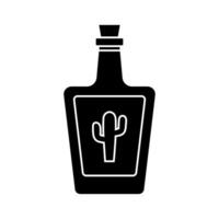 tequila icono vector. alcohol ilustración signo. bar símbolo. fiesta logo. vector