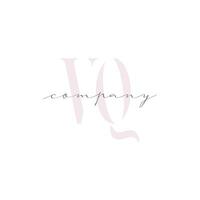 VQ Beauty Initial Template Vector Design