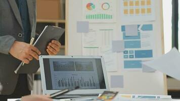 Website designer Creative planning application development draft sketch drawing template layout framework wireframe design studio . User experience concept . video