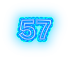 blu neon numeri e simboli png