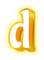 oro neon alfabeto lettere e simboli png