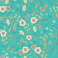 Abstract flower pattern background. Vector illustration.