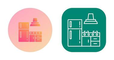 icono de vector de cocina