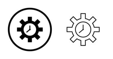 Unique Time Optimization Vector Icon