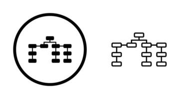 icono de vector de estructura de seo único