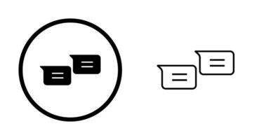 Unique Messages Vector Icon