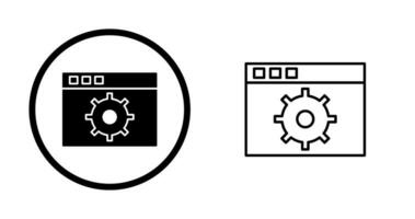 Unique Settings Vector Icon