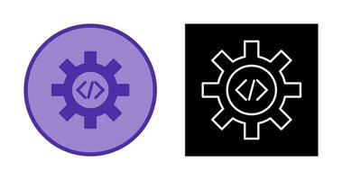 Unique Code Optimization Vector Icon