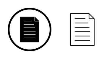 Unique Document Vector Icon