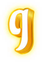 oro neon alfabeto lettere e simboli png