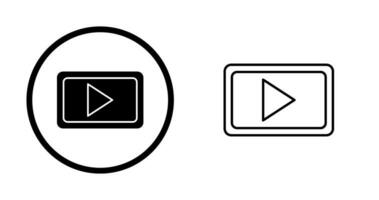 Unique Video Communication Vector Icon