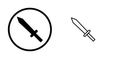 Unique Sword Vector Icon