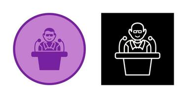 Unique Lecture Vector Icon