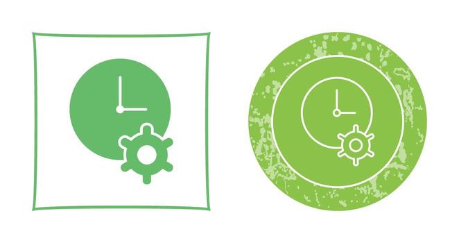 Unique Time Optimization Vector Icon