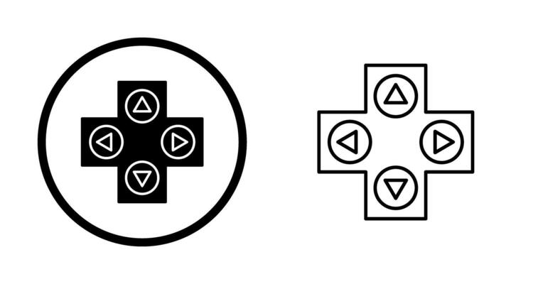 Unique Gaming Control Vector Icon