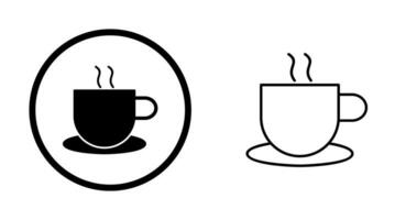 Unique Hot Coffee Vector Icon