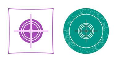 Unique Target Vector Icon