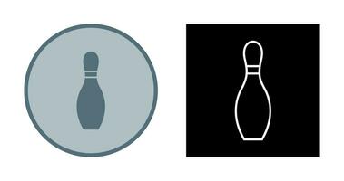 Unique Bowling Pin Vector Icon