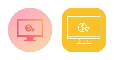 Unique Pay Per Click Vector Icon