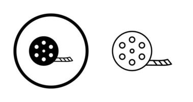 Unique Film Reel Vector Icon