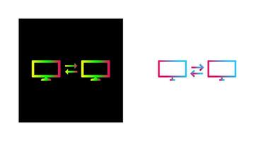 icono de vector de sistemas compartidos únicos