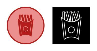 Unique French Fries Vector Icon