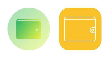 Unique Wallet Vector Icon