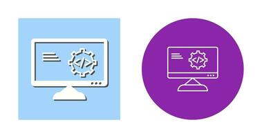 Unique Code Optimization Vector Icon