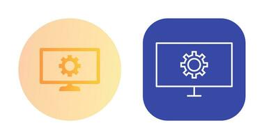 Unique Network Settings Vector Icon