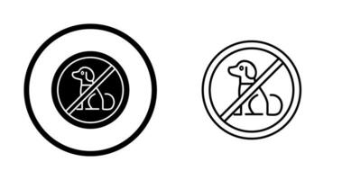 No Pets Vector Icon