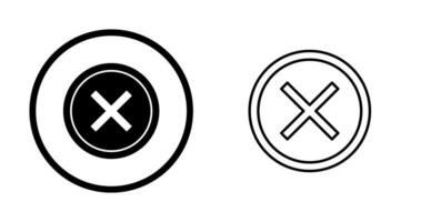 Do Not Cross Vector Icon