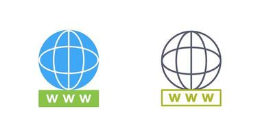 Unique World Wide Web Vector Icon