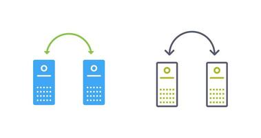 Unique Connected Systems Vector Icon