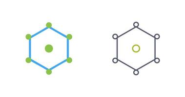 Unique Nodes Vector Icon