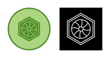 Unique Hexagonal Diaphram Vector Icon