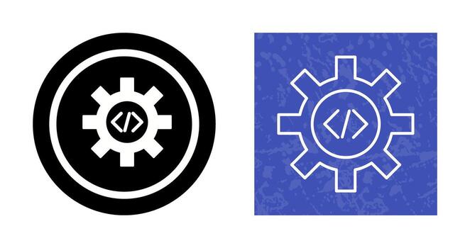 icono de vector de optimización de código único