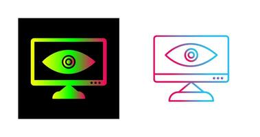 Unique Web Visibility Vector Icon
