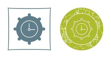 Time Settings Vector Icon