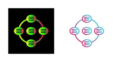 icono de vector de consulta de estrategia única